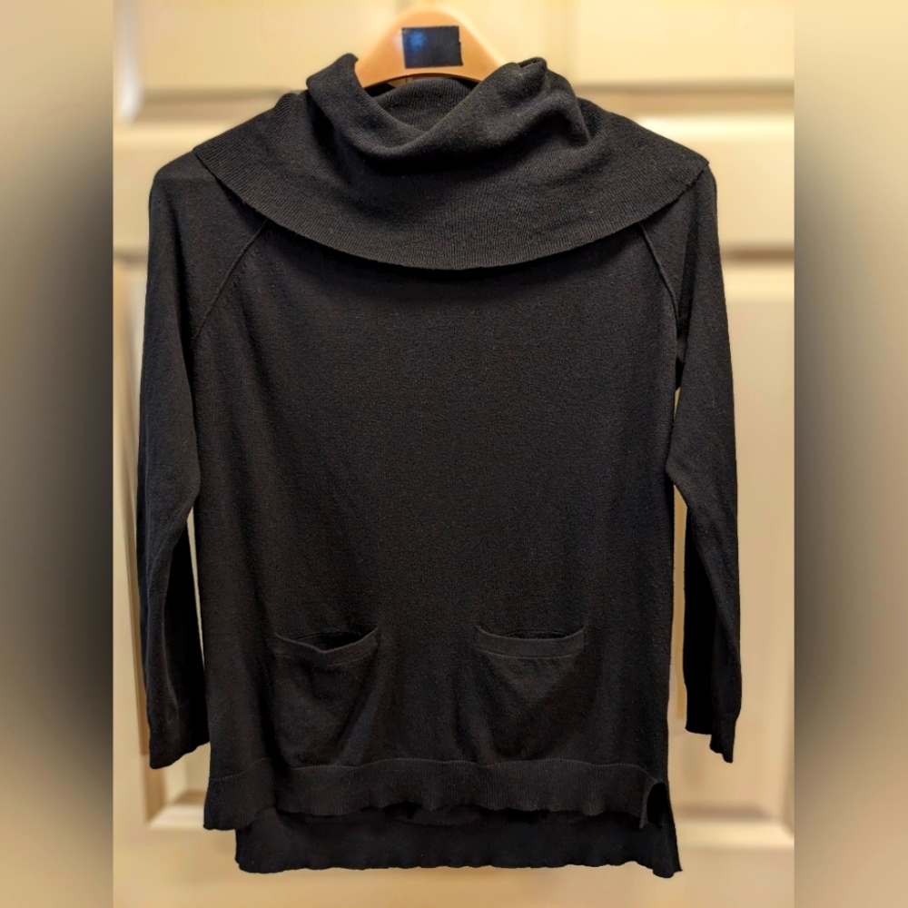 Liz Claiborne Cowl Neck Relaxed Tunic Style Sweater- size small